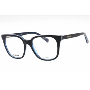 Moschino Love Women's Eyeglasses - Blue Acetate Square Full Rim Frame | MOL590 PJP