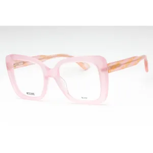 Moschino Women's Eyeglasses - Pink Acetate Butterfly Shape Full Rim Frame | MOS614 35J