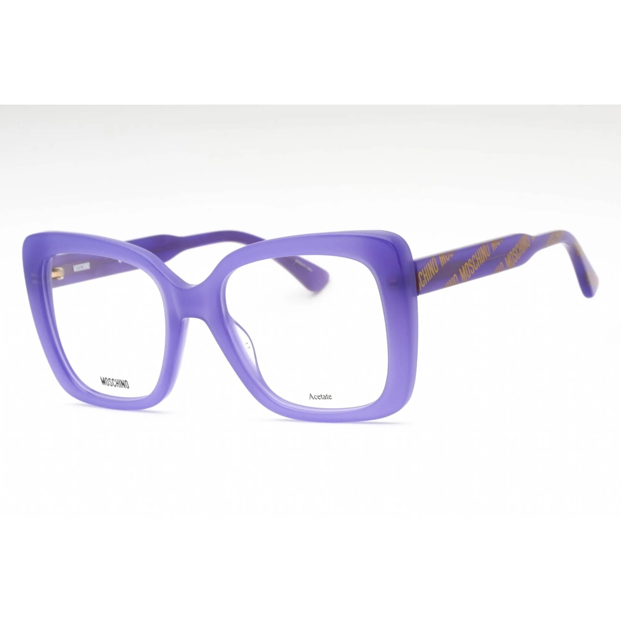 Moschino Women's Eyeglasses - Violet Acetate Butterfly Full Rim Frame | MOS614 B3V