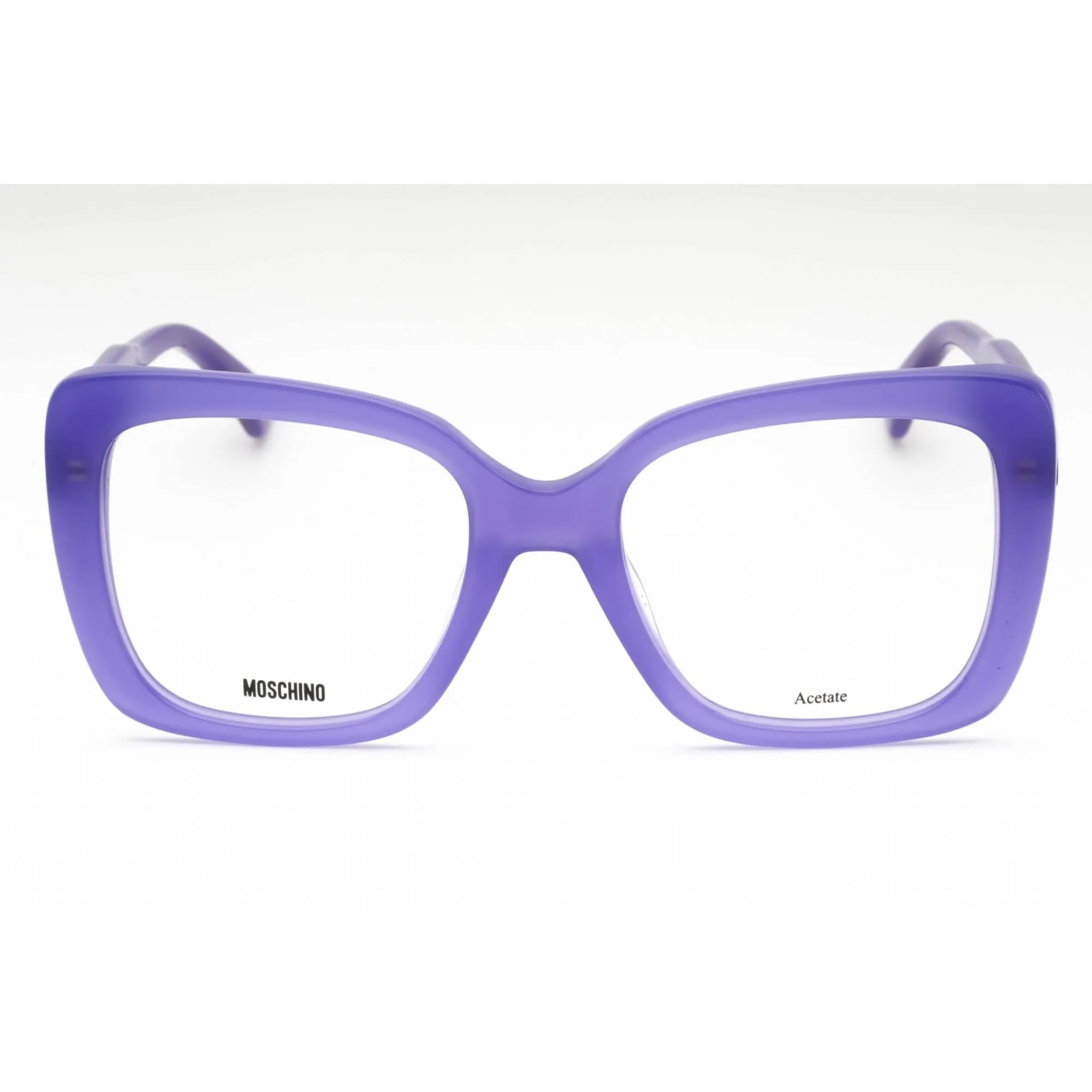 Moschino Women's Eyeglasses - Violet Acetate Butterfly Full Rim Frame | MOS614 B3V
