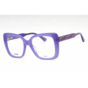 Moschino Women's Eyeglasses - Violet Acetate Butterfly Full Rim Frame | MOS614 B3V