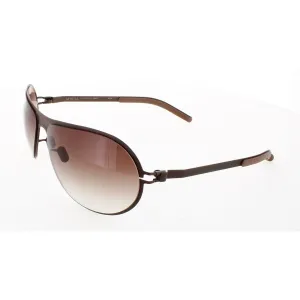 Mykita Unisex Sunglasses - Brown Pilot Full Rim Frame | NO1 SUN-LEILA-BROWN 005