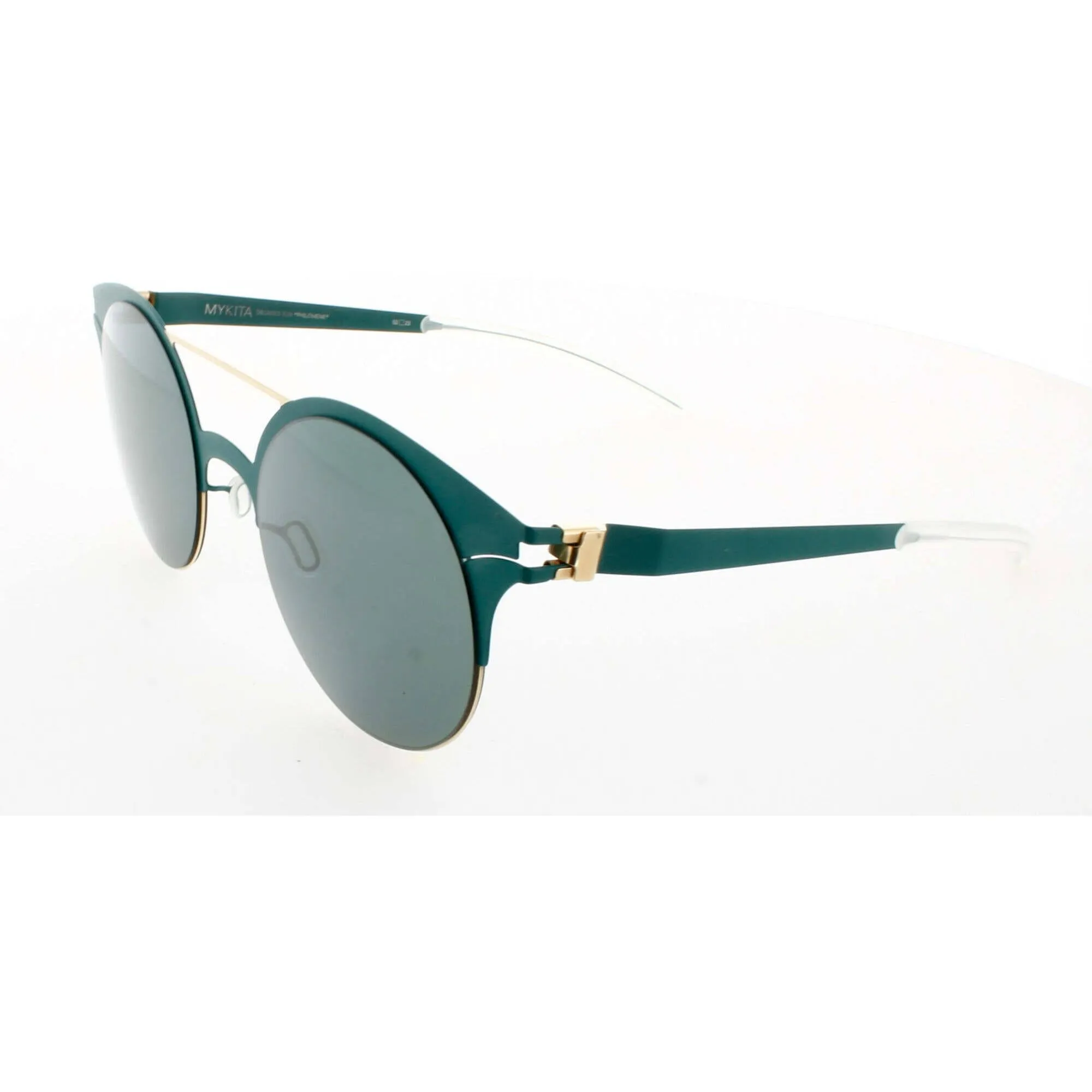 Mykita Unisex Sunglasses - Full Rim Oval Frame | DECADES-PHILOMENE-GOLD/OPAL