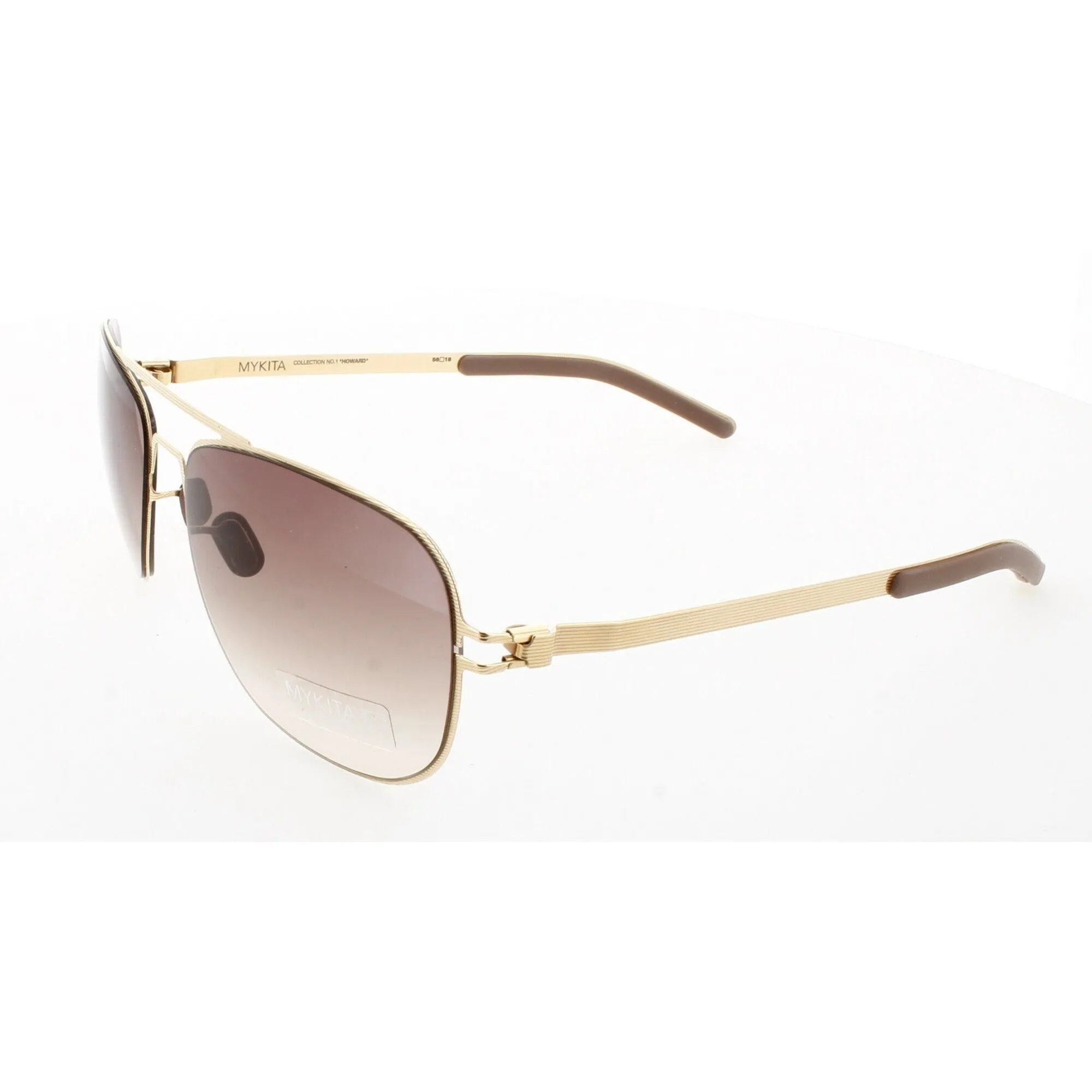 Mykita Unisex Sunglasses - Gold Line Pilot Frame | NO1 SUN-HOWARD-GOLD LINE 006
