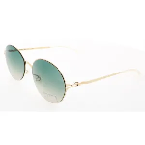 Mykita Unisex Sunglasses - Gold Metal Round Full Rim Frame | LITE SUN-AINO-GOLD 013