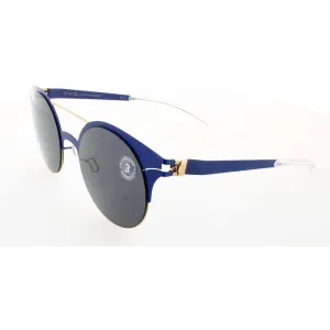 Mykita Unisex Sunglasses - Gold/Blue Full Rim Frame | DECADES-PHILOMENE-GOLD/BLUE