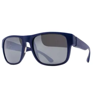 Mykita Unisex Sunglasses - Navy Blue Square Shape Frame Coal Flash Lens | SHARKY N/A
