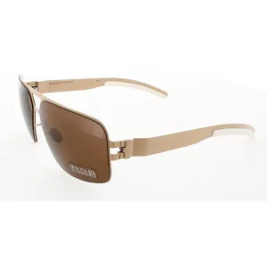 Mykita Unisex Sunglasses - Nude Metal Pilot Full Rim Frame | NO1 SUN-TYRONE-NUDE 094