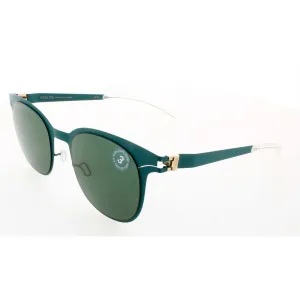 Mykita Unisex Sunglasses - Opal Green Oval Full Rim Frame | DECADES-LIANNE-OPAL 140