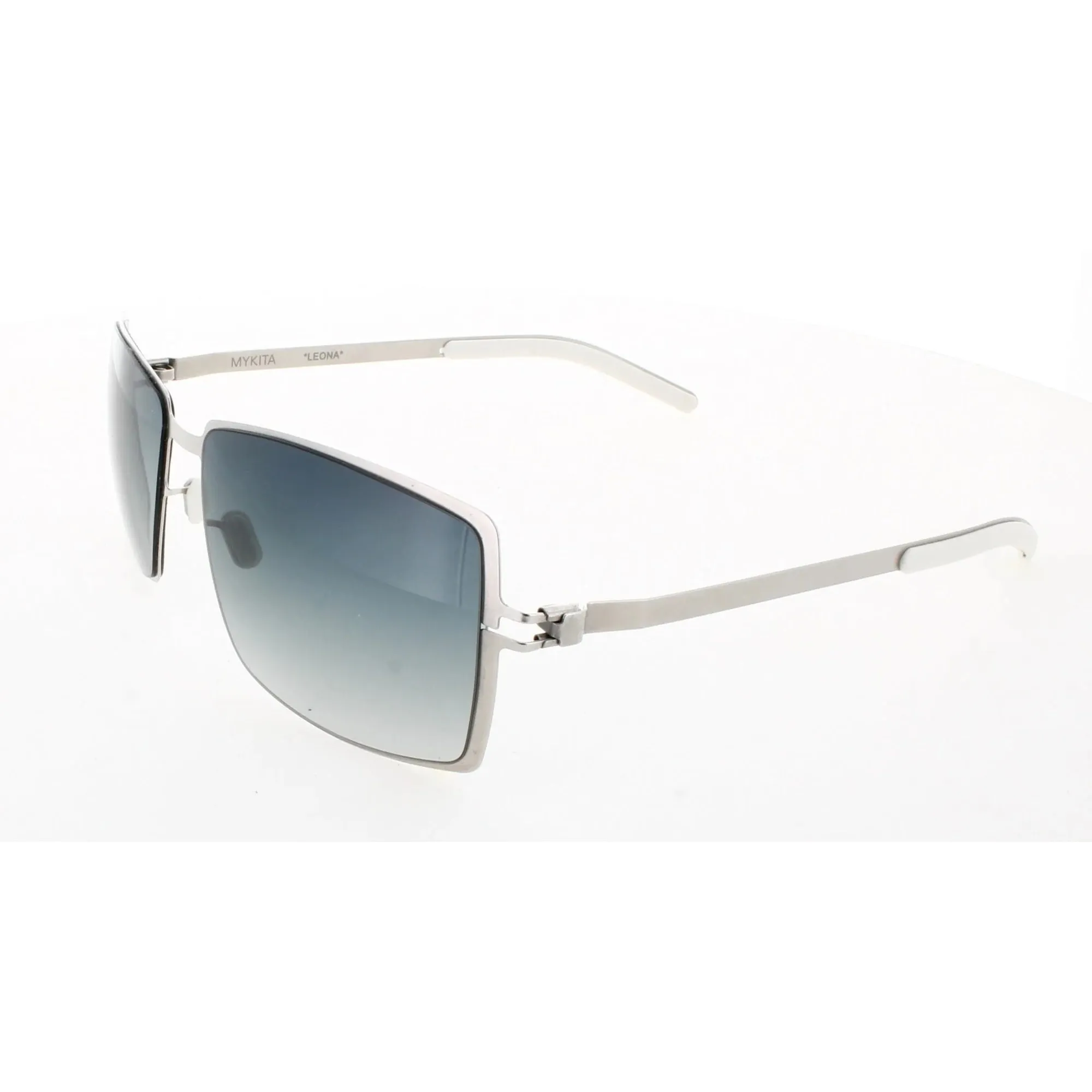Mykita Unisex Sunglasses - Pearl Metal Rectangular Frame | NO1 SUN-LEONA-PEARL 009