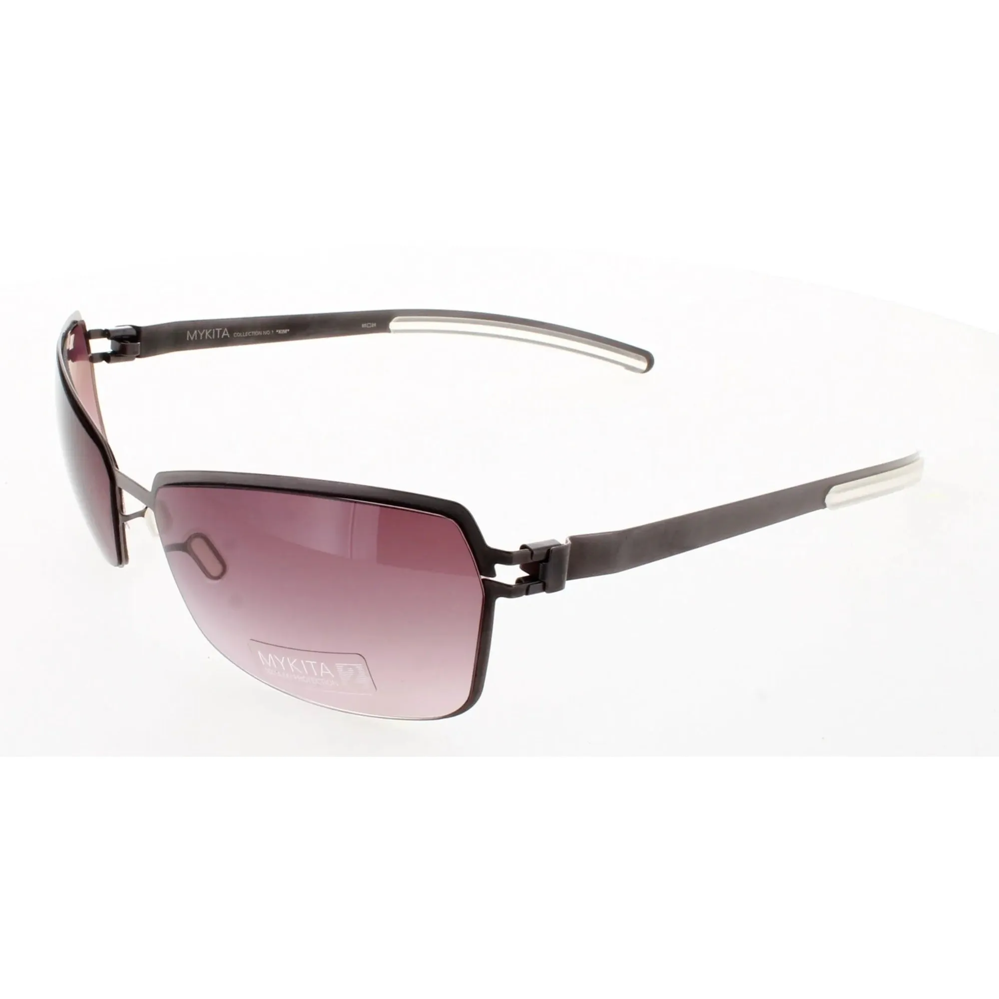 Mykita Unisex Sunglasses - Purple Metal Cat Eye Full Rim Frame | NO1 SUN-KIM-PURPLE