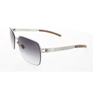 Mykita Unisex Sunglasses - Silver Grid Metal Square Frame | NO1-TENZIN-SILVER GRID 023