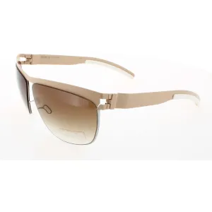 Mykita Unisex Sunglasses - Silver Nude Cat Eye Frame | NO1 SUN-XENIA-SILVER NUDE 106