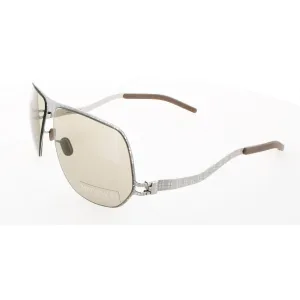 Mykita Unisex Sunglasses - Silver Plaid Frame | METROPOLTIAN-SOPHIA-SILVER PLAID 021