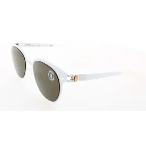 Mykita Unisex Sunglasses - Talc White Full Rim Frame | DECADES-MAREIKE-TALC 184
