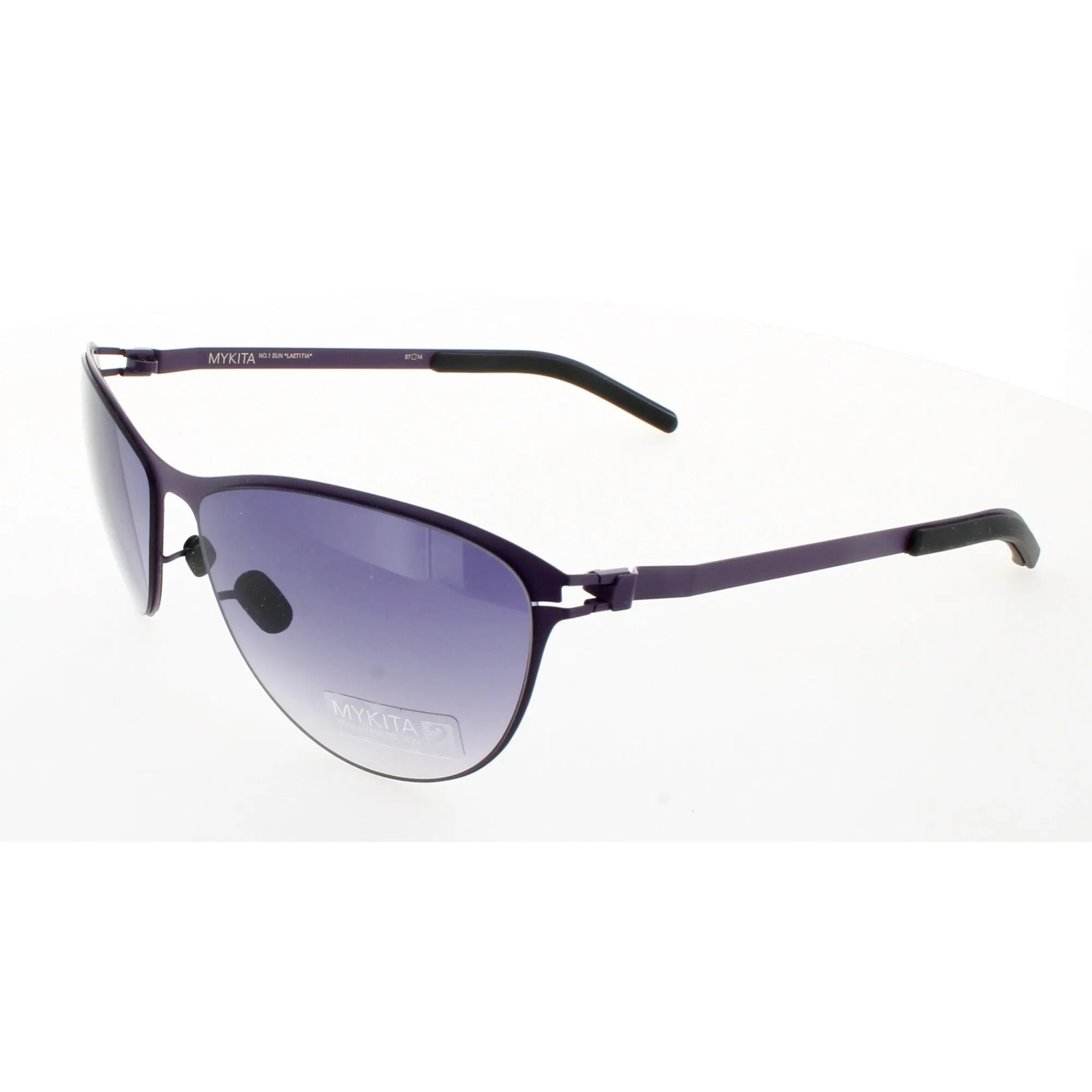 Mykita Unisex Sunglasses - Violet Metal Cat Eye Frame | NO1 SUN-LAETITA-VIOLET 081