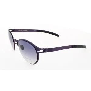 Mykita Unisex Sunglasses - Violet Metal Round Frame | NO1 SUN-VIRGINIA-VIOLET 081