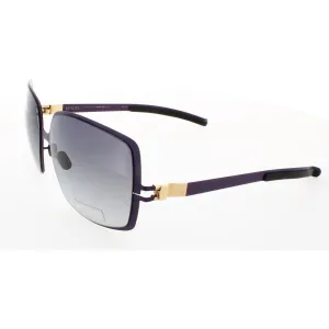 Mykita Unisex Sunglasses - Violet Metal Square Frame | NO1 FLASH-PENELOPE-VIOLET F6