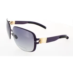 Mykita Unisex Sunglasses - Violet Square Full Rim Frame | NO1 FLASH-HELEN-VIOLET F6