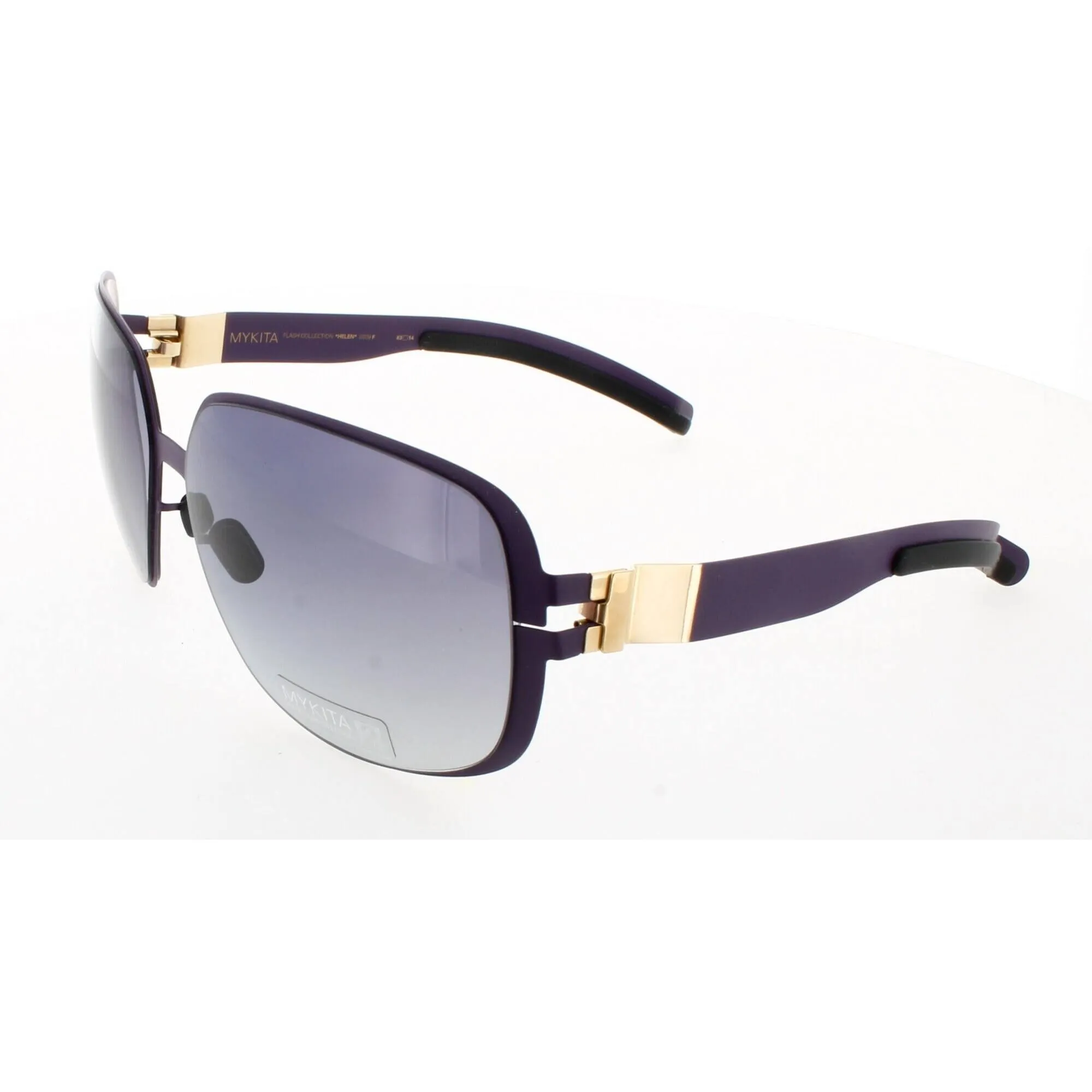 Mykita Unisex Sunglasses - Violet Square Full Rim Frame | NO1 FLASH-HELEN-VIOLET F6