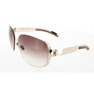 Mykita Unisex Sunglasses - White Gold Full Rim Frame | NO1 SUN-HELEN-WHITE GOLD 020