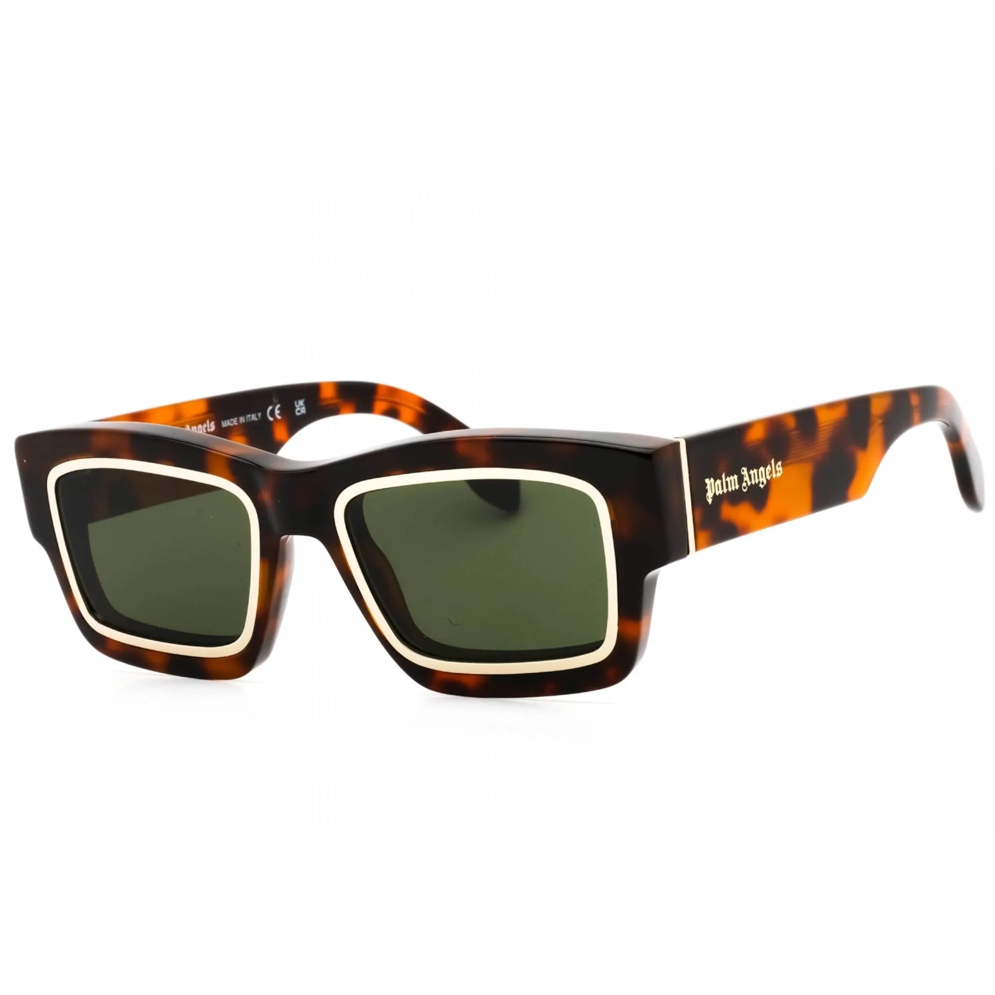 Palm Angels Unisex Sunglasses - Havana Full Rim Rectangular Frame | PERI030 16055
