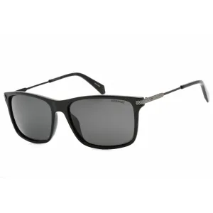 Polaroid Core Men's Sunglasses - Matte Black Rectangular Frame | Pld 2063/S 0003 00