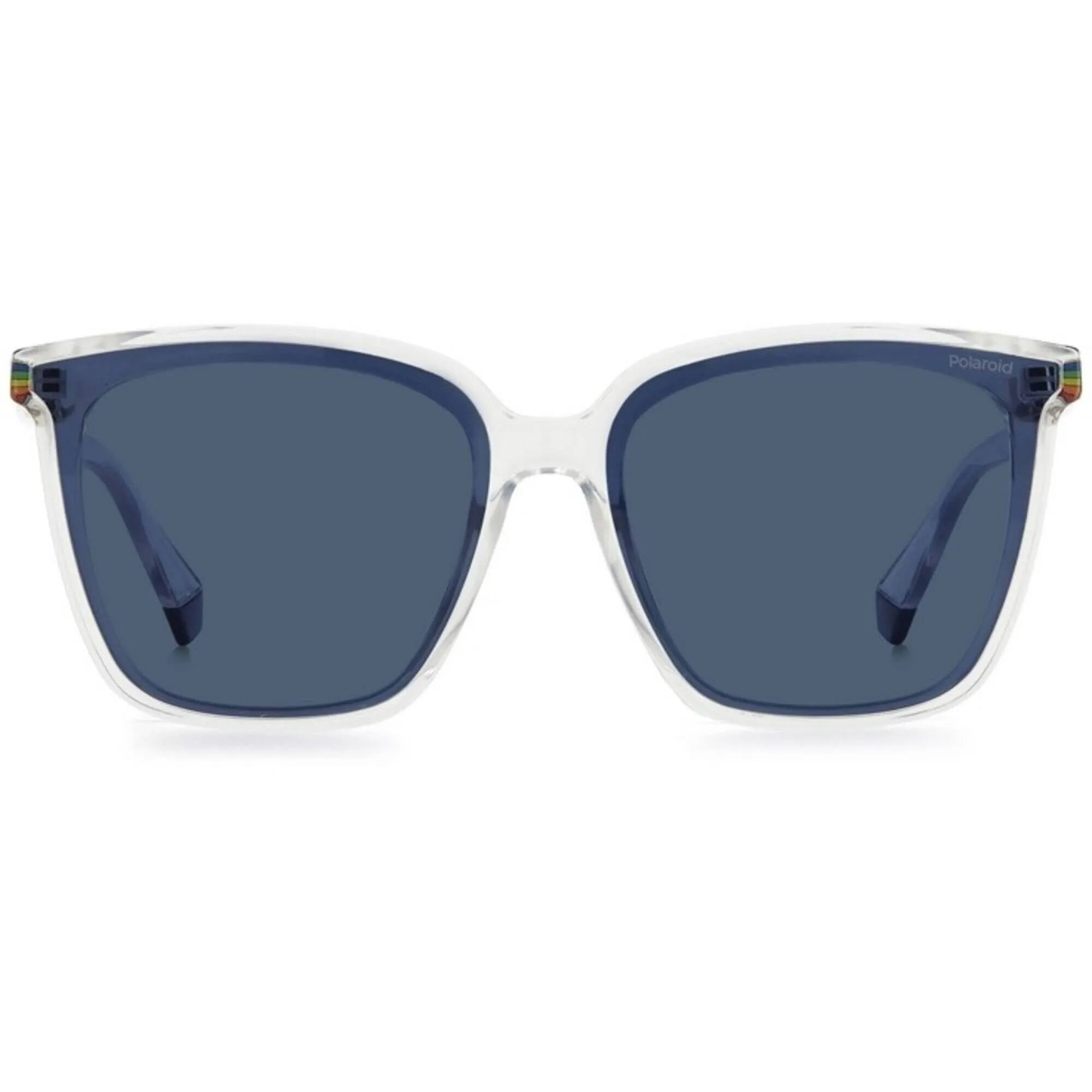 Polaroid Unisex Sunglasses - Crystal Frame Blue Polarized Lens | PLD 6163/F/S 900