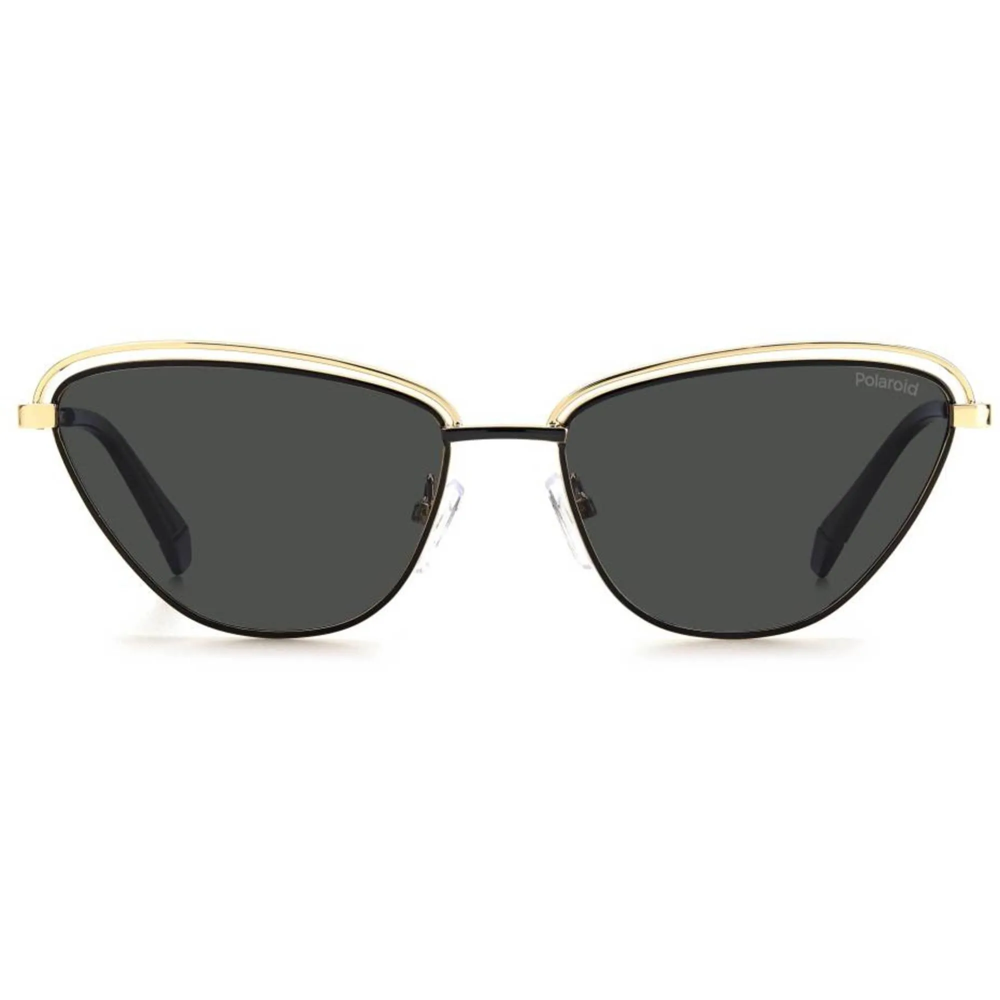 Polaroid Women's Sunglasses - Black Gold Plastic Cat Eye Frame | PLD 4102/S 02M2