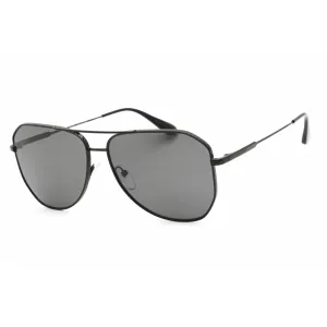 Prada Unisex Sunglasses - Full Rim Black Metal Aviator Shape Frame | 0PR 63XS 1AB08G
