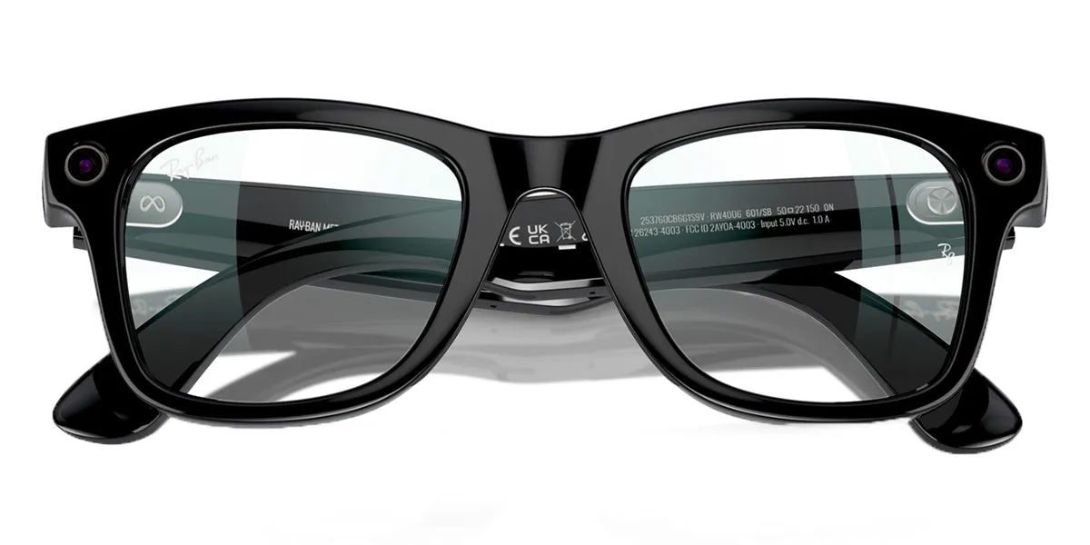 Ray-Ban Meta Wayfarer RW4006 601/SB Smart Glasses - As Seen On John Cena & Chloe Bailey