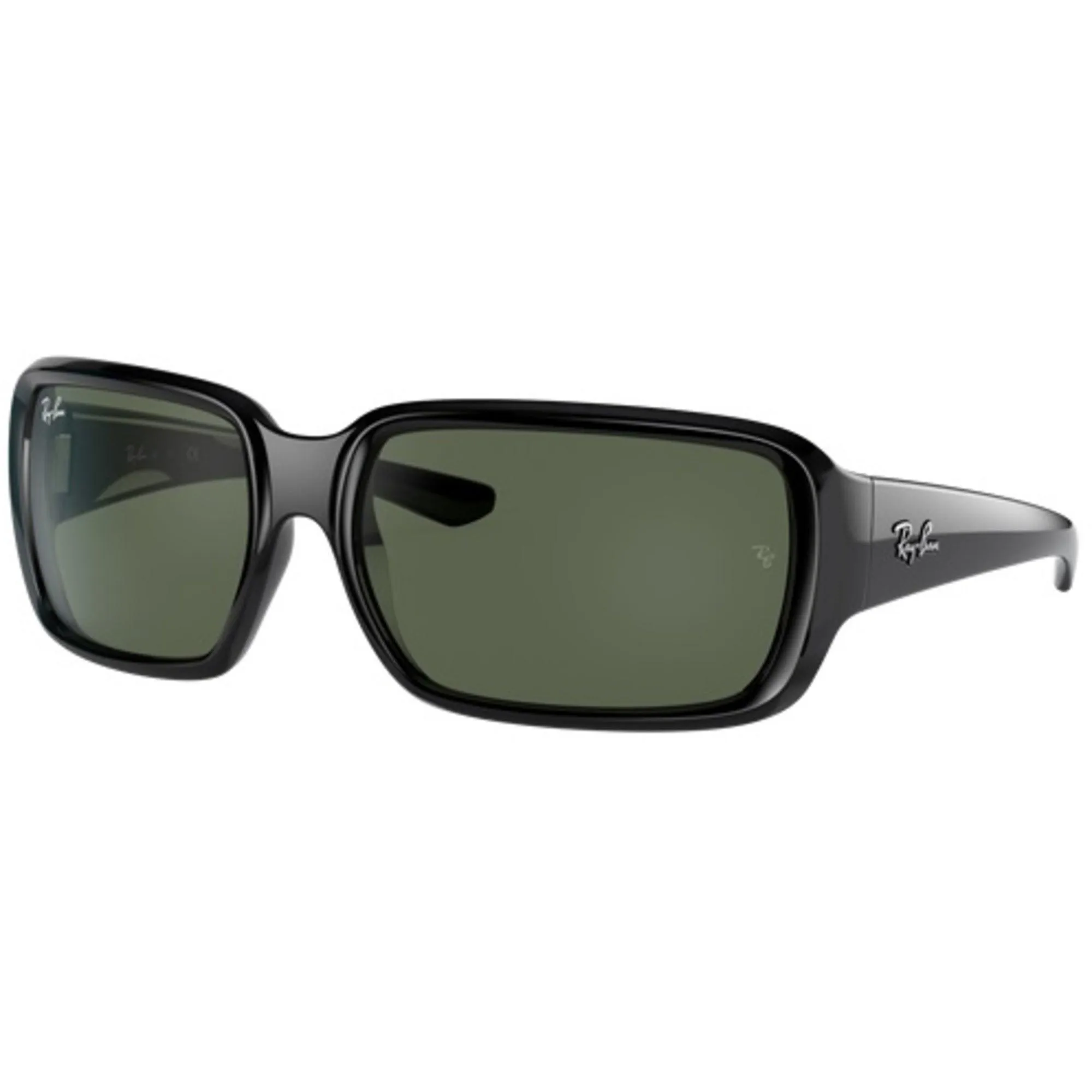 Ray Ban Unisex Sunglasses - Black On Transparent Rectangular Frame | 0RJ9072S 100/71