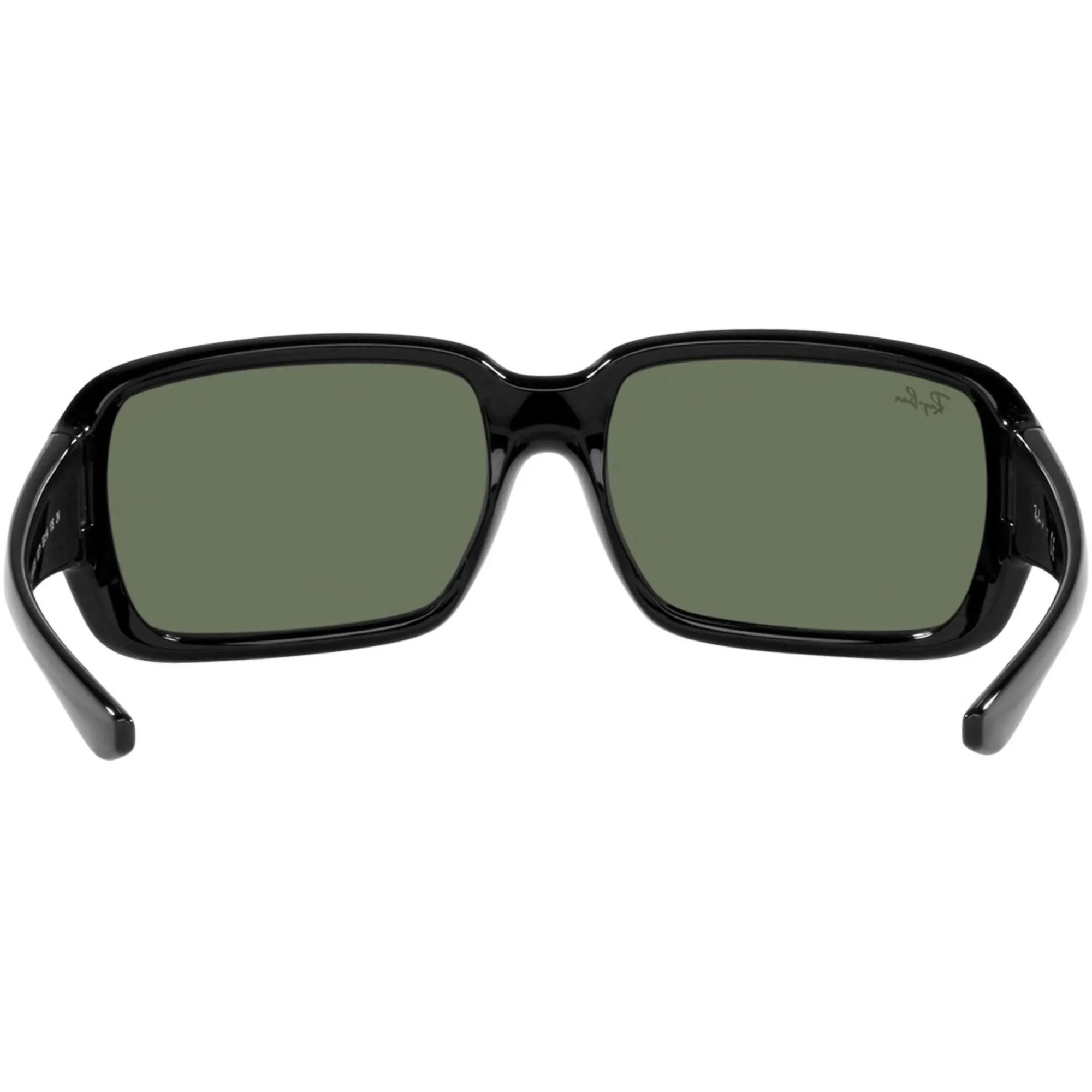 Ray Ban Unisex Sunglasses - Black On Transparent Rectangular Frame | 0RJ9072S 100/71