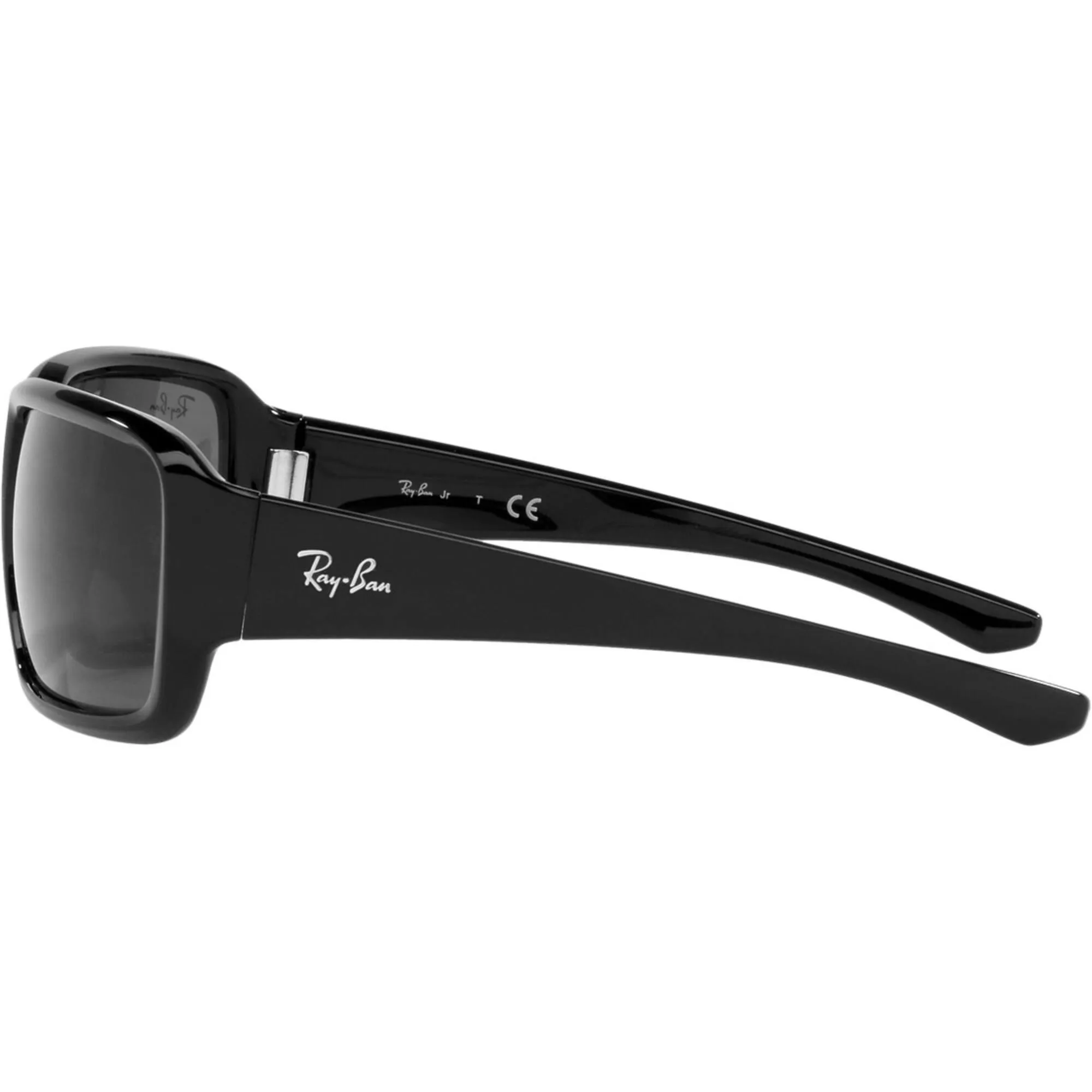 Ray Ban Unisex Sunglasses - Black On Transparent Rectangular Frame | 0RJ9072S 100/71