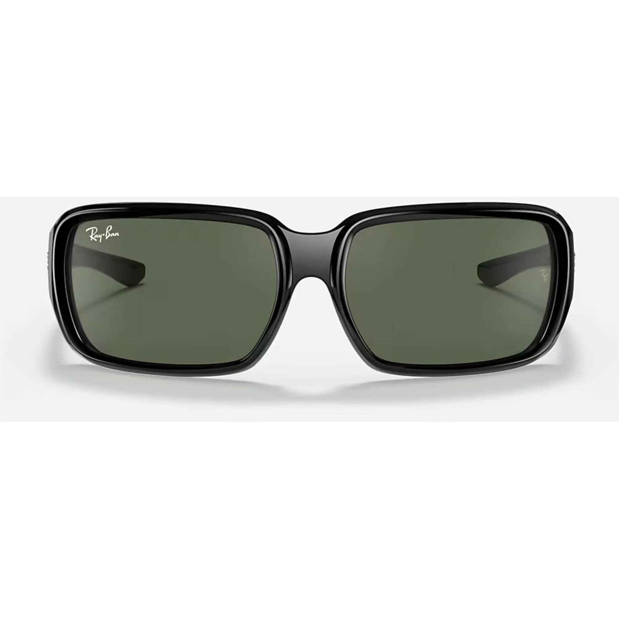 Ray Ban Unisex Sunglasses - Black On Transparent Rectangular Frame | 0RJ9072S 100/71
