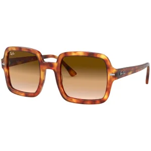 Ray Ban Women's Sunglasses - Brown Gradient Lens Red Havana Frame | ORB2188 130051 53