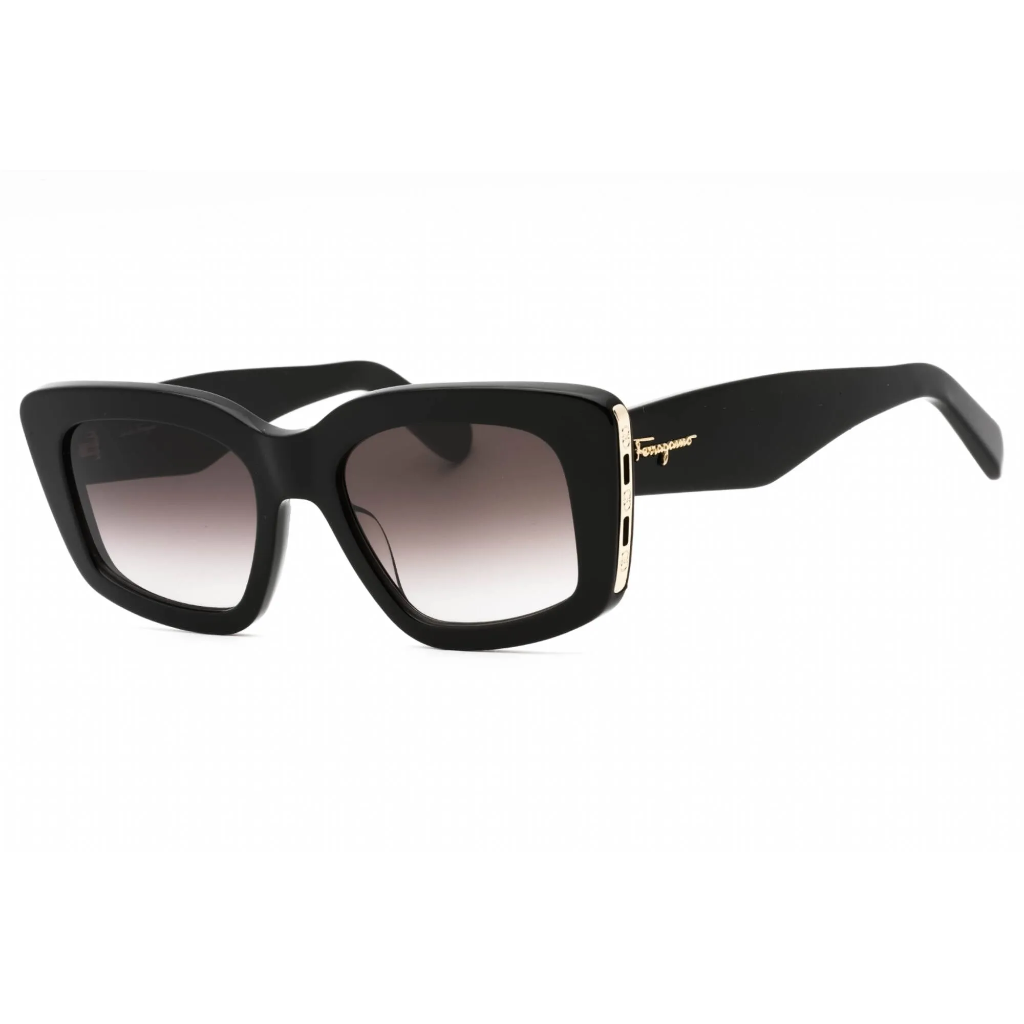Salvatore Ferragamo Women's Sunglasses - Black Plastic Cat Eye Frame | SF1024S 001