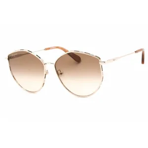 Salvatore Ferragamo Women's Sunglasses - Gold/Caramel Full Rim Frame | SF264S 796