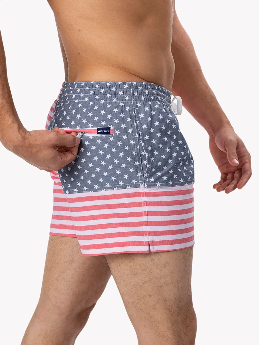 The Mericas 4" (Faded Classic Swim Trunk)