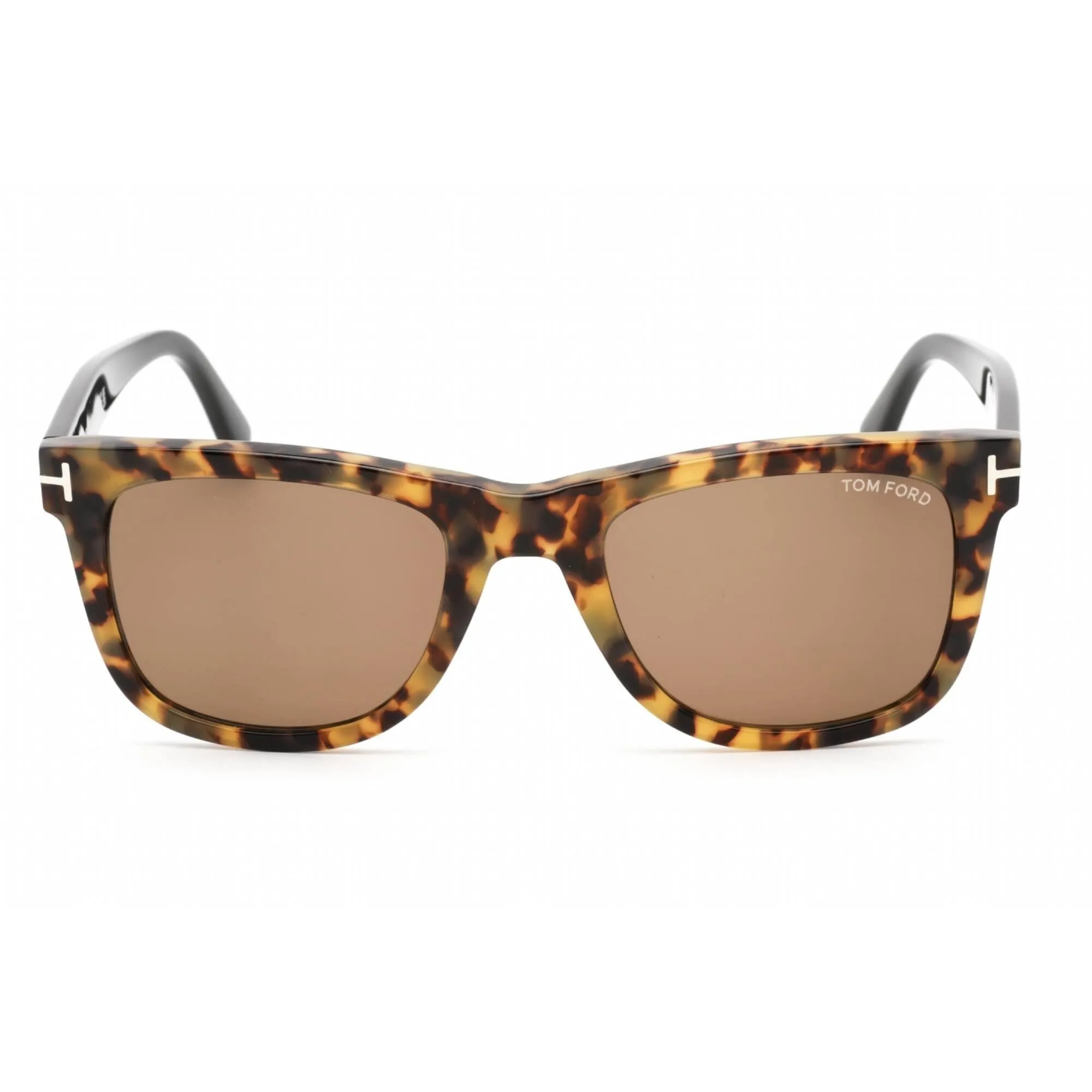 Tom Ford Unisex Sunglasses - Full Rim Colored Havana Acetate Frame | FT0336 LEO 55J