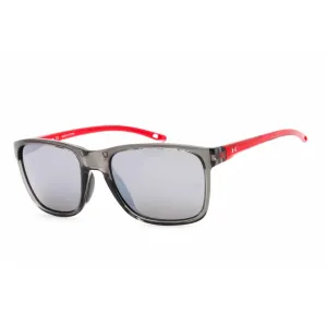 Under Armour Unisex Sunglasses - Full Rim Grey Red Plastic Frame | UA 7002/S 0268 T4
