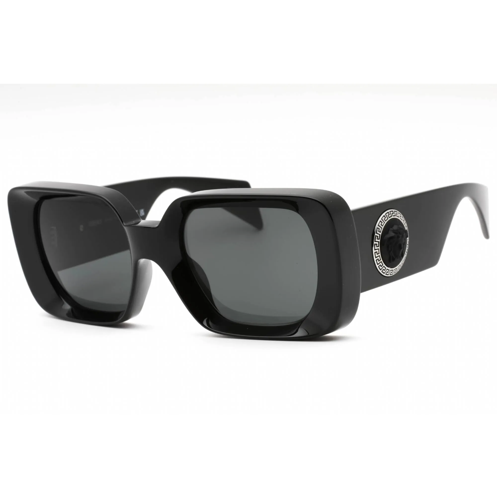 Versace Women's Sunglasses - Black Plastic Square Full Rim Frame | 0VE4473U GB1/87