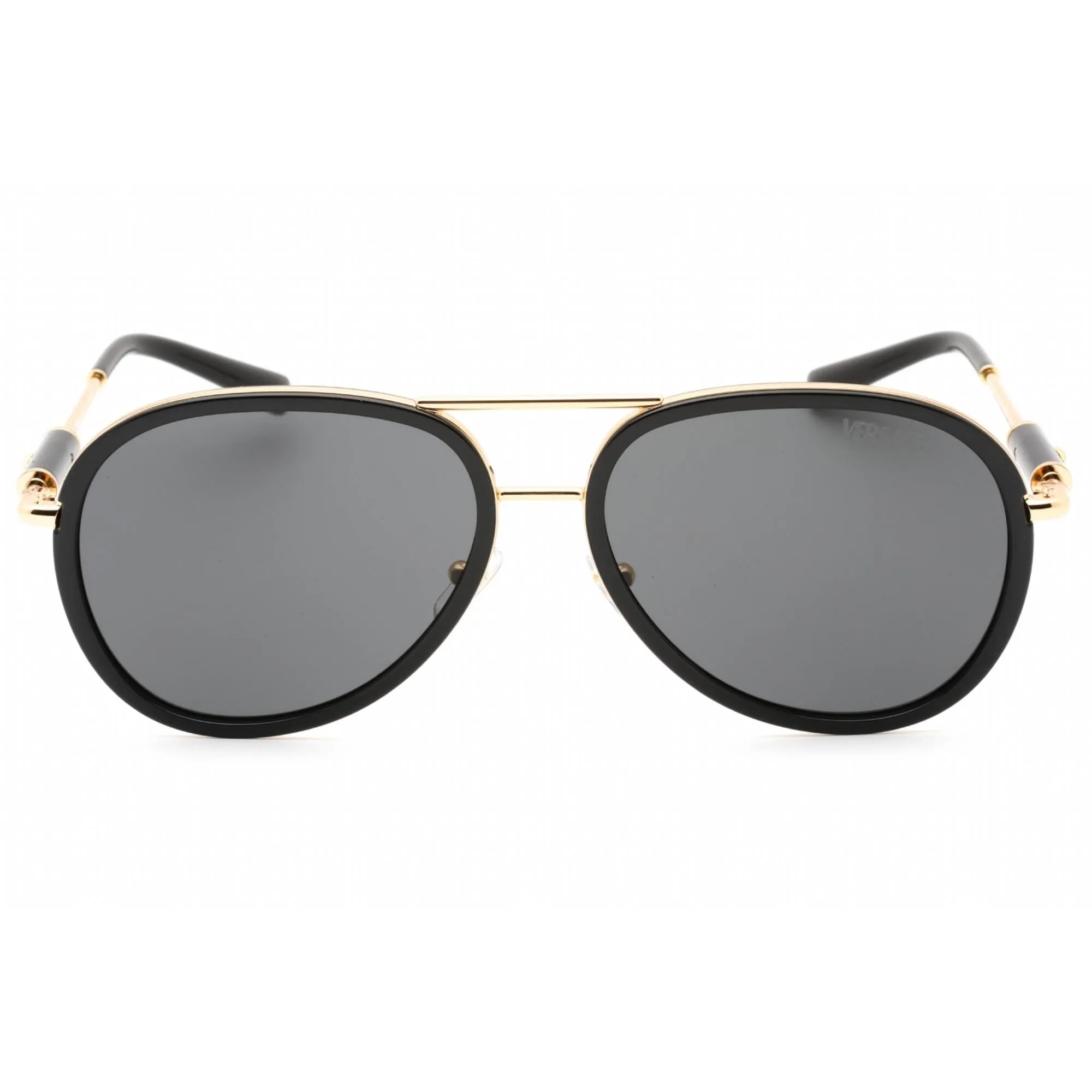 Versace Women's Sunglasses - Black/Gold Metal Full Rim Frame | 0VE2260 100287