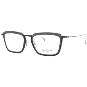 Yohji Yamamoto Men's Eyeglasses - Black Plastic/Metal Frame | YOHJI YAMAMOTO 1040 702