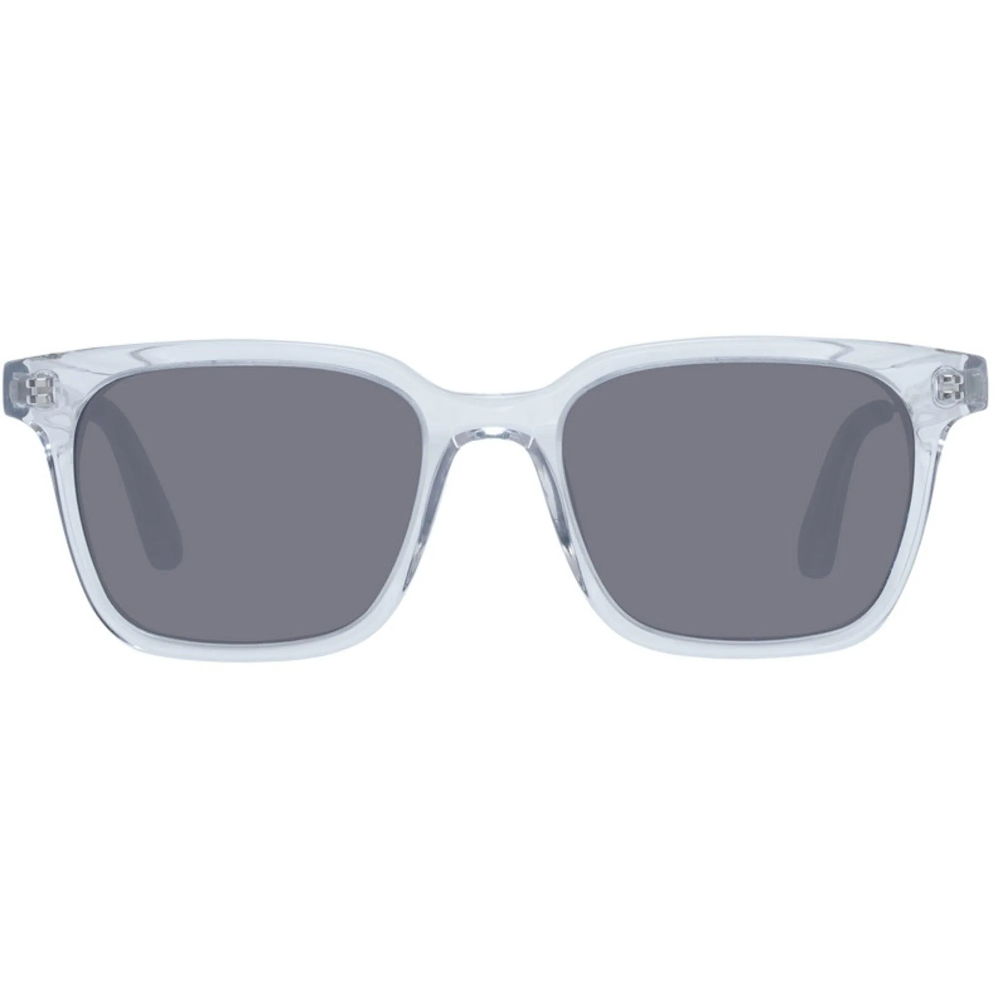 Zac Posen Unisex Sunglasses - Crystal Plastic Square Frame Grey Lens | DONAHUE ZDONCR